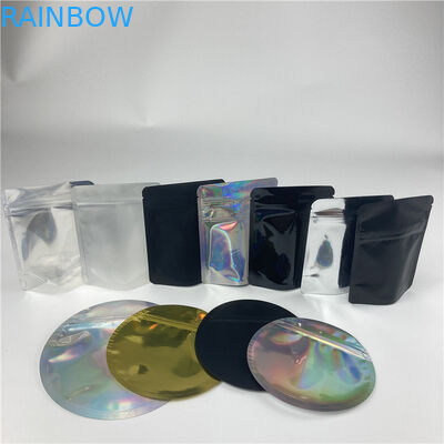 البلاستيك جولة الوقوف زيبر الحقيبة Runtz Edibles يموت قطع على شكل حقيبة مايلر 3.5g