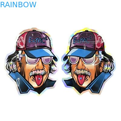 العرف غير النظامية الشكل مايلر البلاستيك زيبر حقيبة رائحة إثبات 3.5g 7g