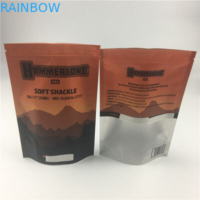 مقشر للجسم ينقع ملح الحمام حقيبة تعبئة وتغليف يقف دوق-باي مع شعار بقفل ونافذة بسحّاب