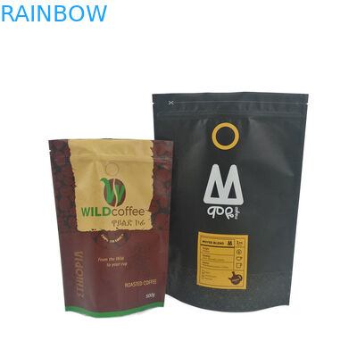 مايلر ورقة الوقوف الحقيبة زيبر الحفر طباعة حقيبة بلاستيكية مع الشعارات