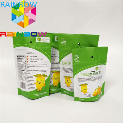 مايلر ورقة الوقوف الحقيبة زيبر الحفر طباعة حقيبة بلاستيكية مع الشعارات