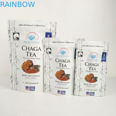 مايلر ورقة الوقوف الحقيبة زيبر الحفر طباعة حقيبة بلاستيكية مع الشعارات