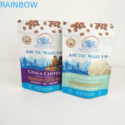 أكياس القهوة CBD Stand Up Mylar 3.5g بلاستيك PE 50-200 ميكرون سمك