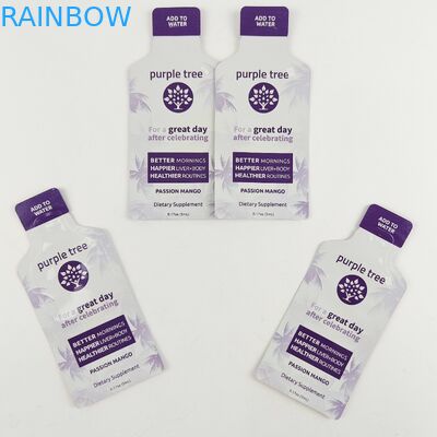 حقيبة تغليف رقائق الطباعة الرقمية غير النظامية من البلاستيك بقالب قطع الطعام الصالحة للأكل