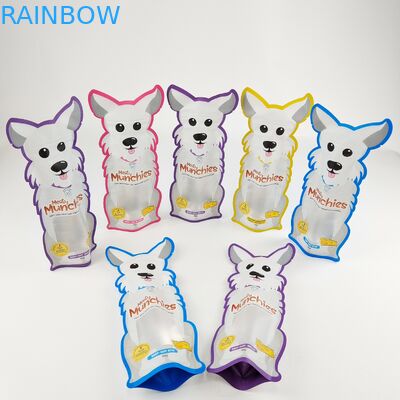 حقيبة تغليف رقائق الطباعة الرقمية غير النظامية من البلاستيك بقالب قطع الطعام الصالحة للأكل