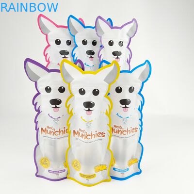 حقيبة تغليف رقائق الطباعة الرقمية غير النظامية من البلاستيك بقالب قطع الطعام الصالحة للأكل