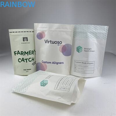 أكياس تغليف مايلر الشفافة للأسنان MOPP ورق كرافت PE جانب واحد شفاف