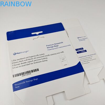 400g صندوق تخزين الورق المقوى مخصص مربع التعبئة والتغليف الحليب مستطيلة