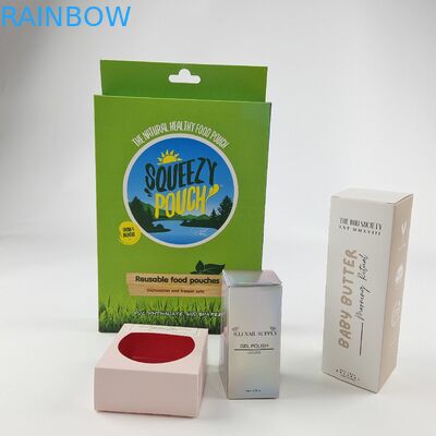 400g صندوق تخزين الورق المقوى مخصص مربع التعبئة والتغليف الحليب مستطيلة