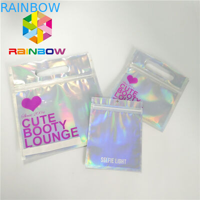 ماء كيس التغليف البلاستيكية بيكيني لينة اللمس ملابس السباحة إعادة تدوير أكياس الرمز البريدي قفل