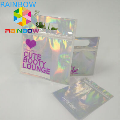 ماء كيس التغليف البلاستيكية بيكيني لينة اللمس ملابس السباحة إعادة تدوير أكياس الرمز البريدي قفل