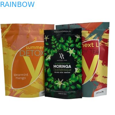 سستة مقاومة للرطوبة الحقيبة لتغليف القهوة والشاي