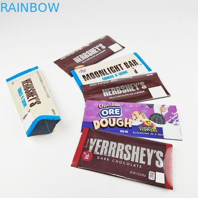 أكياس تغليف الشوكولاته رقائق الألومنيوم الظهر مختومة أكياس مايلر المطبوعة المخصصة