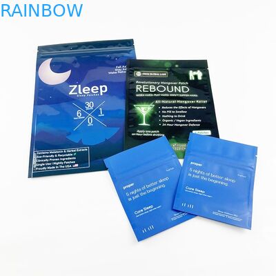 أكياس ورق الكرافت القابلة للتحلل الحيوي أكياس الكيس الفارغة عينات مستحضرات التجميل أكياس مختومة من ثلاثة جوانب