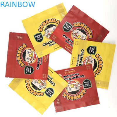 أكياس مايلر المطبوعة الشفافة المخصصة للرائحة الحقيبة 3.5 جرام من أكياس رقائق Ziplock الصالحة للأكل