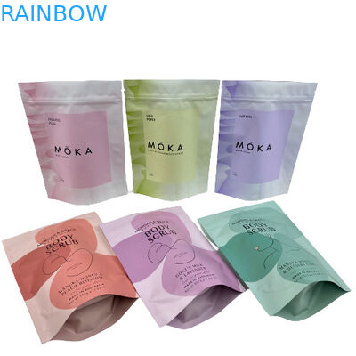 زيبر مايلر الوقوف الحقائب طباعة Gravnre لملح حمام فرك الجسم