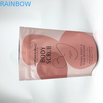 زيبر مايلر الوقوف الحقائب طباعة Gravnre لملح حمام فرك الجسم