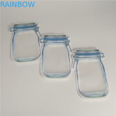 حقيبة مايلر ذات شكل مخصص بقالب بحجم 3.5 جم حقيبة مقاومة للرائحة الثلاثية الأبعاد مع زيبلوك