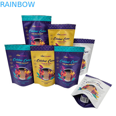 التعبئة والتغليف الصالحة للأكل مخصصة الوقوف الحقيبة الحقيبة مع رائحة زيبر إثبات