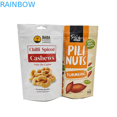 تخصيص كيس مايلر الألومنيوم احباط الرمز البريدي قفل لتغليف المواد الغذائية الصالحة للأكل