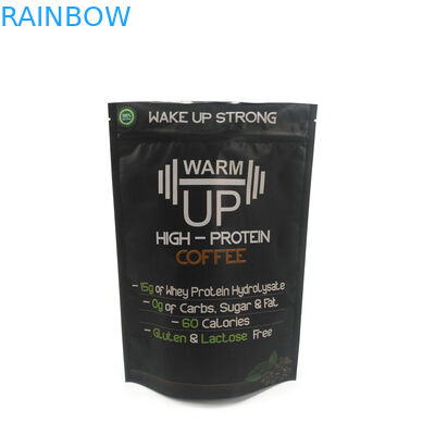 تغليف شاي القهوة كيس زيبلوك أبيض بلوري مقاوم للرائحة مع شعارك