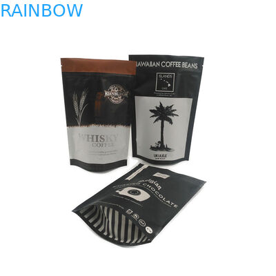 تغليف شاي القهوة كيس زيبلوك أبيض بلوري مقاوم للرائحة مع شعارك