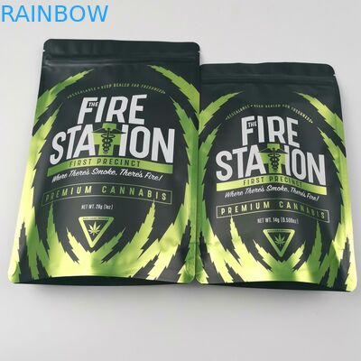 رقائق البخور البلاستيكية العشبية التعبئة والتغليف مايلر حقيبة الوقوف الحقيبة زهرة القنب