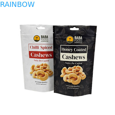 أكياس مايلر سحاب ضد الأطفال 3.5 جرام تقف عند تغليف تغليف الألمنيوم بختم ساخن