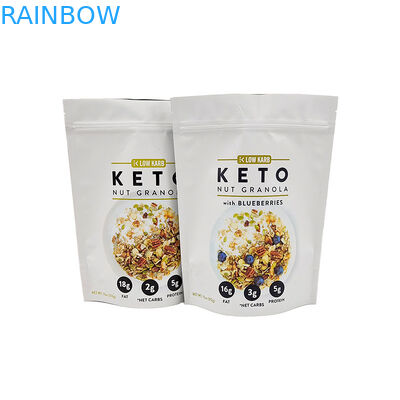 أكياس تغليف الألمنيوم الملونة مايلر 3.5 جرام دعم ذاتي للحقائب ذات السوستة