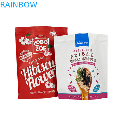 حقيبة مايلر بلاستيكية مطبوعة قابلة للإغلاق 3.5 جرام تغليف ناعم الملمس مع سحاب