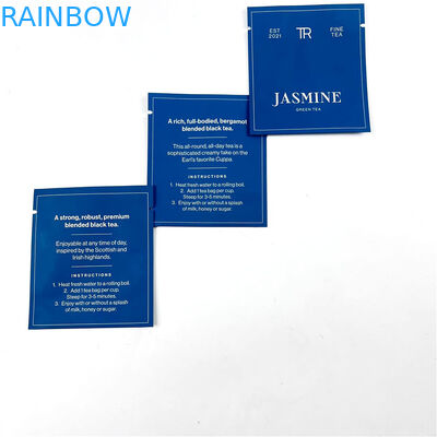 أكياس مايلر للطباعة والتغليف 500 قطعة لأكياس ختم الحرارة للشاي الأخضر الأسود