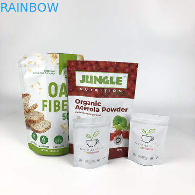 التعبئة والتغليف التسمية المخصصة الحقائب مايلر دقيق الشوفان الحرارة ختم الحقائب مغلفة سستة دوقباكس