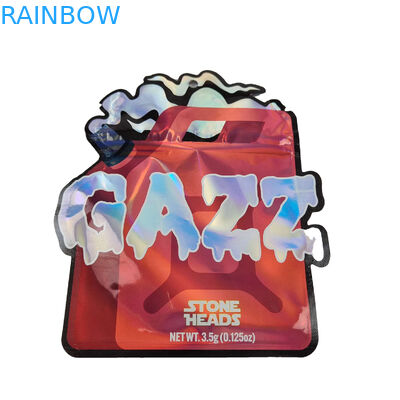 أكياس مايلر ذات شكل مطبوع مخصص 1 جرام 3.5 جرام 7 جرام 14 جرام 28 جرام للحلوى الصالحة للأكل