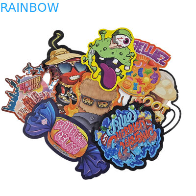 تصميم مخصص 3.5g 7g 14g 28g أكياس مقطوعة بالقالب زيبلوك على شكل خاص مضاد للأطفال على شكل مخصص تغليف مايلر للوجبات الخفيفة