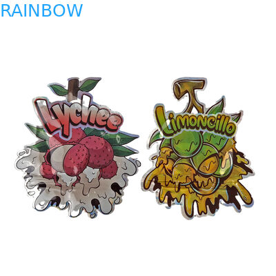 مخصص على شكل خاص للأطفال زيبر 3.5g وجبة خفيفة التعبئة والتغليف غير النظامية يموت قطع حقيبة مايلر