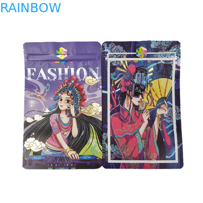 التعبئة والتغليف البلاستيكية الصالحة للأكل رقائق الألومنيوم زيبر الوقوف أكياس للوجبات الخفيفة مسحوق بروتين البسكويت