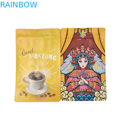 التعبئة والتغليف البلاستيكية الصالحة للأكل رقائق الألومنيوم زيبر الوقوف أكياس للوجبات الخفيفة مسحوق بروتين البسكويت