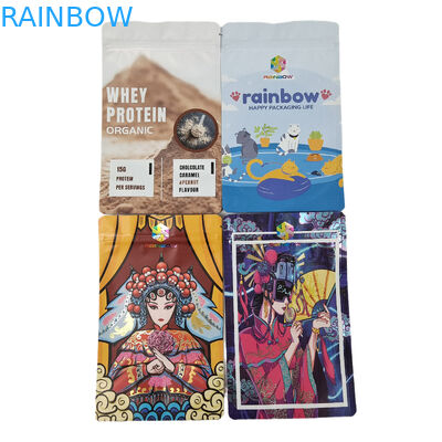 تغليف الغذاء الصف مخصص رقائق الألومنيوم ماتي الطعام مايلر سناك أكياس الرمز البريدي قفل