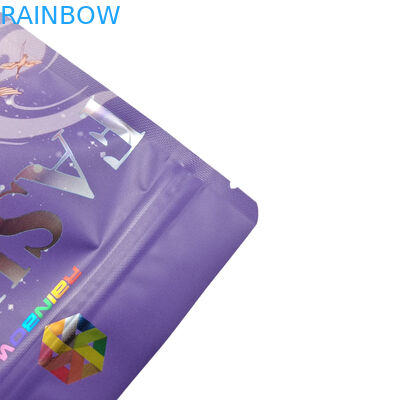 تغليف الغذاء الصف مخصص رقائق الألومنيوم ماتي الطعام مايلر سناك أكياس الرمز البريدي قفل