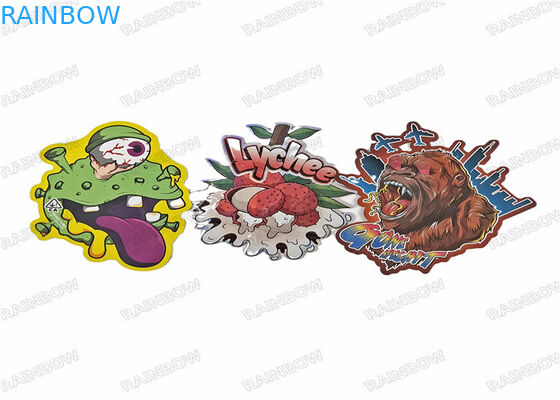 أكياس مايلر الصالحة للأكل مصنوعة من البلاستيك على شكل قطع خاصة مع أكياس حلوى بسكويت Ziplock 3.5g