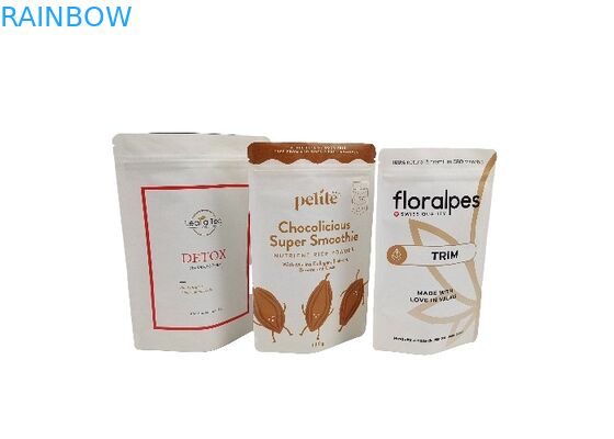 كيس رقائق الألومنيوم للشاي، مقاوم للرائحة، كيس زيبلوك من رقائق الألومنيوم