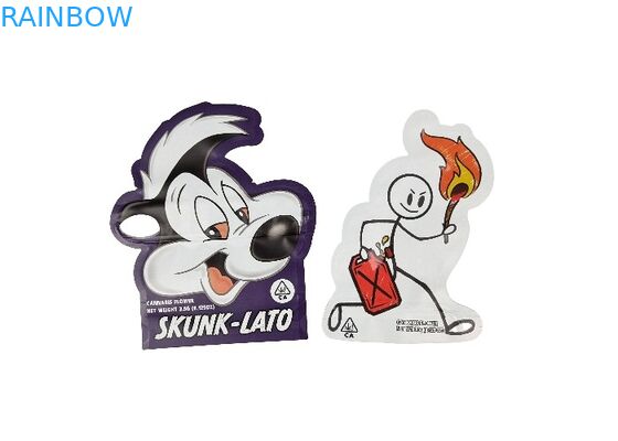 شعار مخصص بقعة الأشعة فوق البنفسجية طباعة الرمز البريدي قفل مايلر الحقيبة يموت قطع حقيبة الذاتي الحرارة الختم لتغليف المواد الغذائية