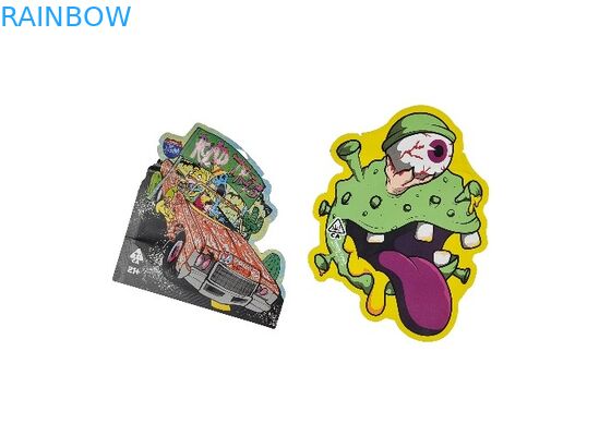 شعار مخصص بقعة الأشعة فوق البنفسجية طباعة الرمز البريدي قفل مايلر الحقيبة يموت قطع حقيبة الذاتي الحرارة الختم لتغليف المواد الغذائية