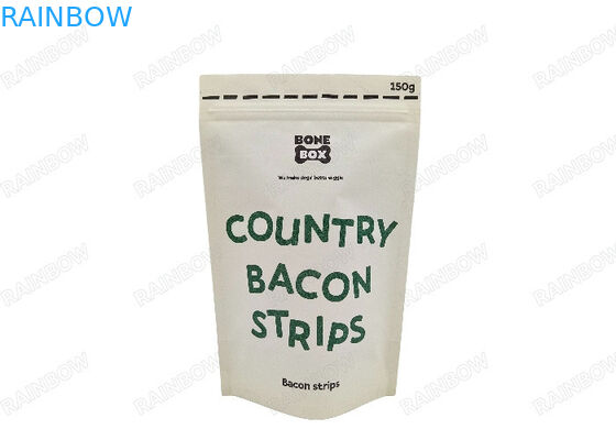 صديقة للبيئة قابلة للتحلل الوقوف الحقائب أكياس التعبئة والتغليف المخصصة للأغذية الشاي الجوز كوكي الحلوى