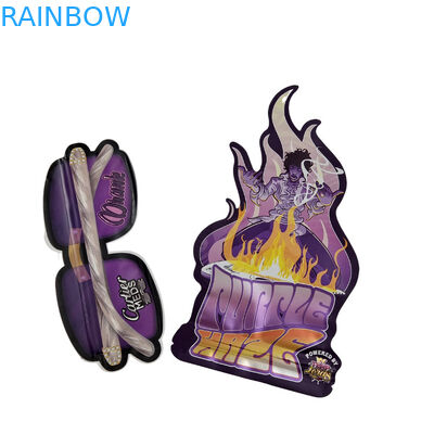 حقائب الطباعة الرقمية ذات الشكل المخصص 3.5 غرام 7 غرام 14 غرام حقائب مايلار من ورق الألومنيوم