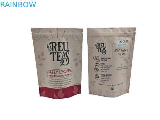 الطباعة الرقمية 4 أوقية كيس بلاستيكي مضاد لرائحة الشاي