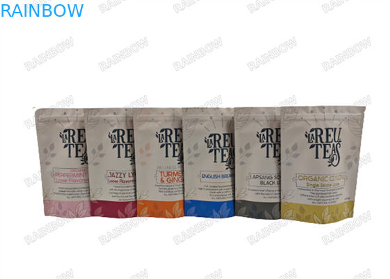 الطباعة الرقمية 4 أوقية كيس بلاستيكي مضاد لرائحة الشاي