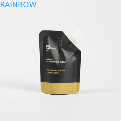 حقائب تعبئة بلاستيكية مخصصة تجميل الوقوف كيس الصمام كريم الوجه