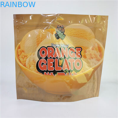 كيس الطباعة الرقمية 3.5G 1LB Soft Touch كيس هولوغرافي عالية الحاجز الرائحة ضد الاطفال ضد السحب الرفيع