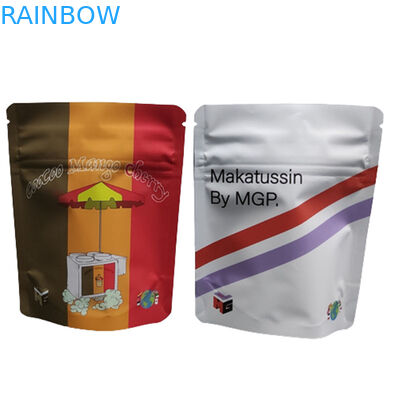 كيس الطباعة الرقمية 3.5G 1LB Soft Touch كيس هولوغرافي عالية الحاجز الرائحة ضد الاطفال ضد السحب الرفيع